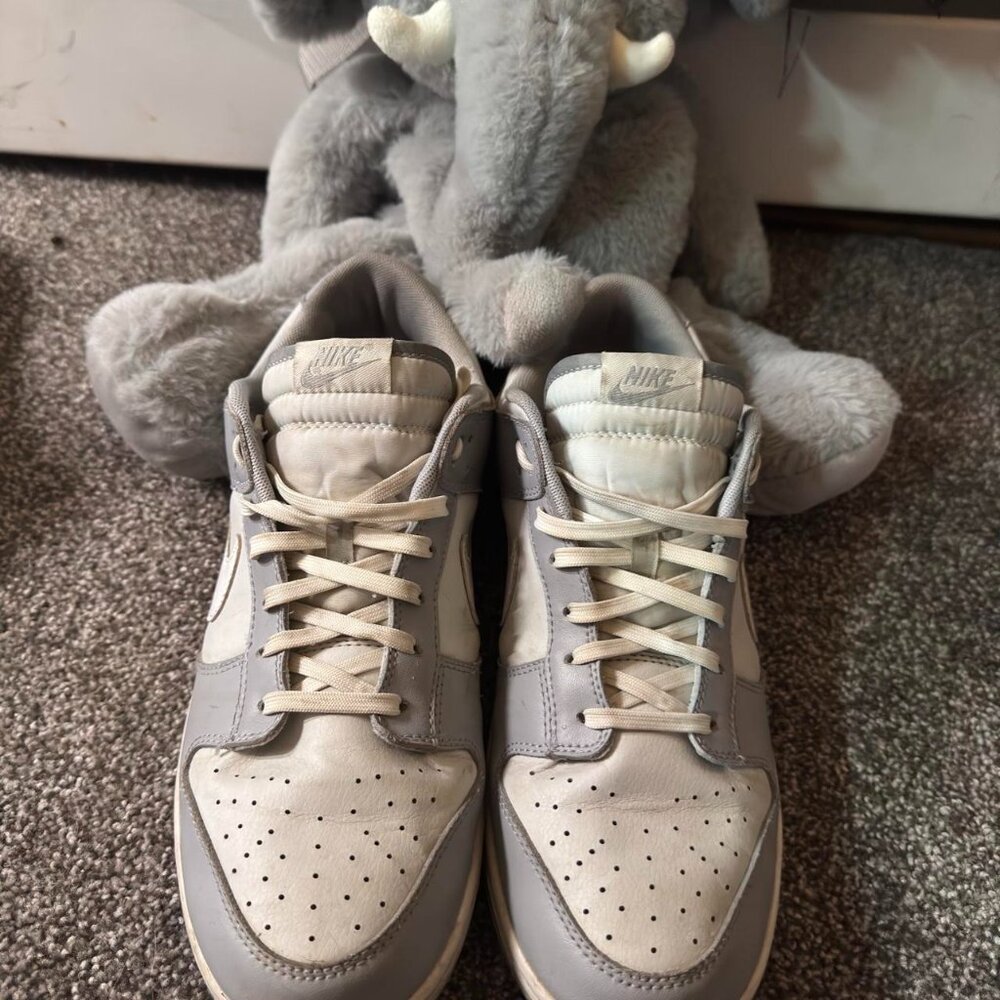 Nike Men's Grey and White Trainers